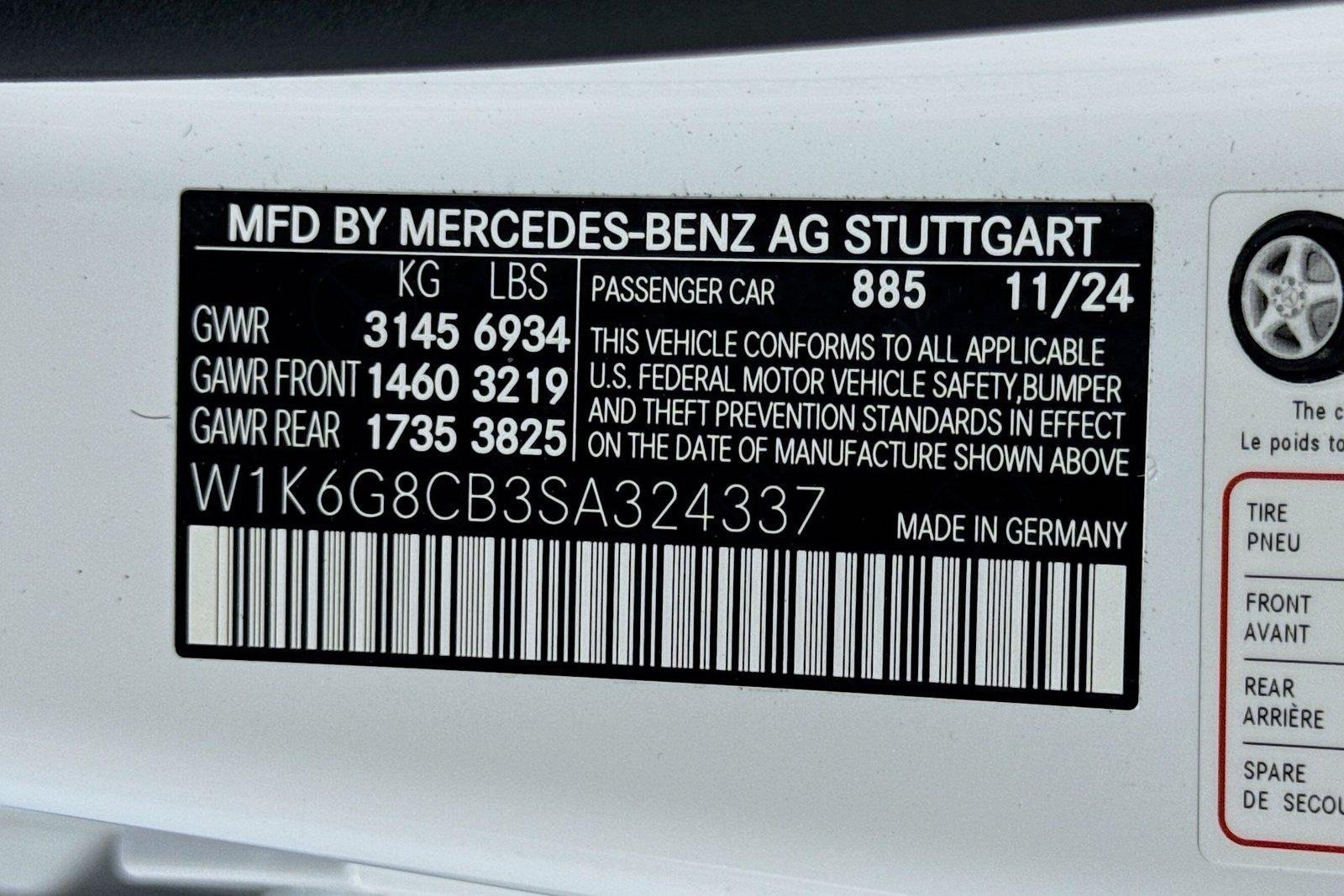 New 2025 Manufaktur Moonlight White Metallic Mercedes-Benz AMG® S 63 E image 30
