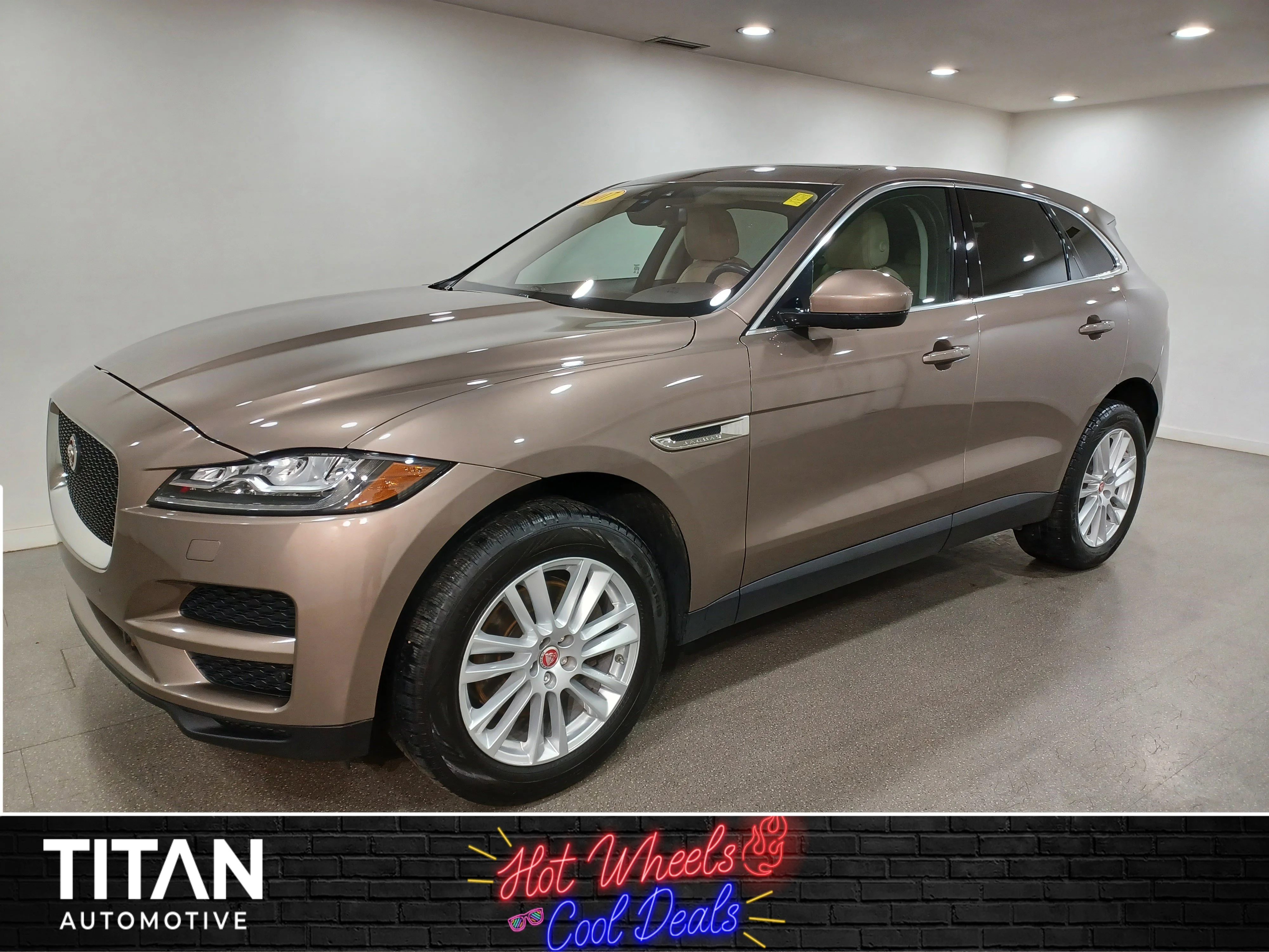 Used 2017 Quartzite Metallic Jaguar 35t Prestige AWD*Nav | Pano Roof | Cooled Leather | Htd Steering Wheel | Blind Spot Detection image 1