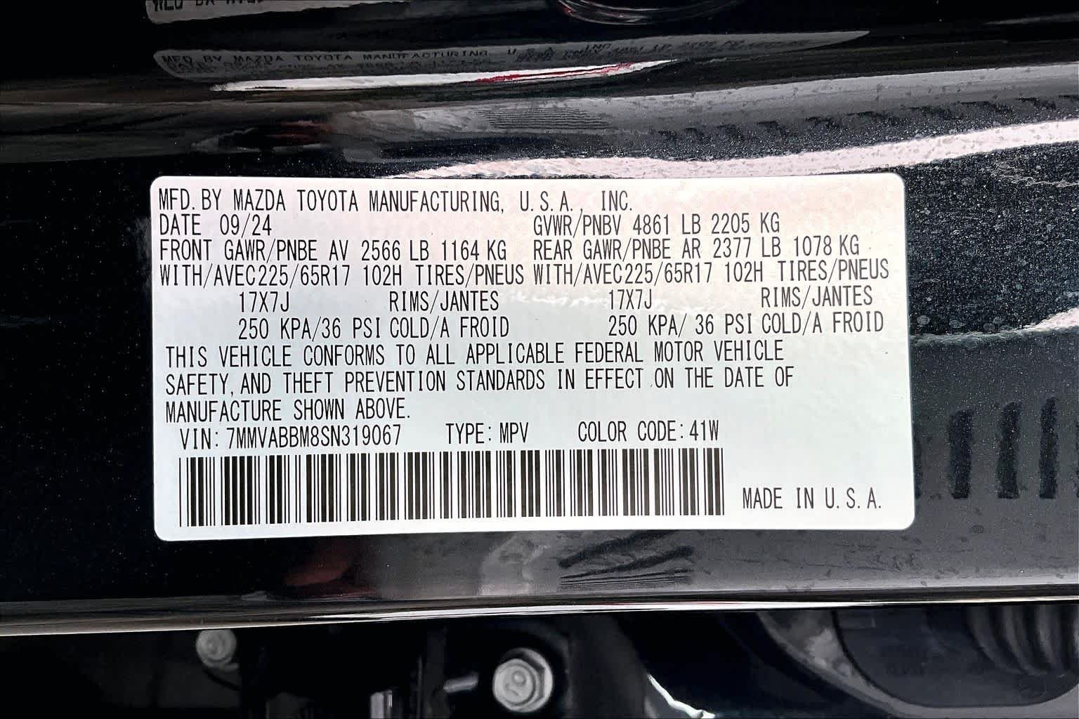 Used 2025 Jet Black Mica Mazda 2.5 S Preferred Package image 37