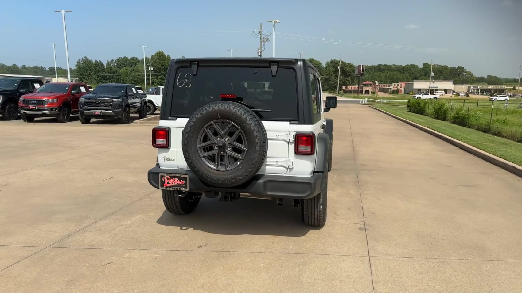 New 2024 Bright White Clearcoat Jeep Sport S image 7