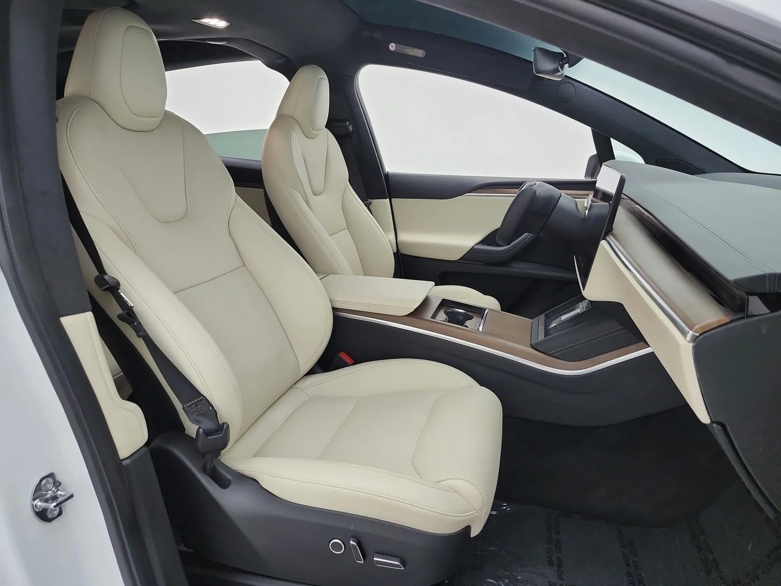 Used 2023 Pearl White Multi-Coat Tesla AWD image 19