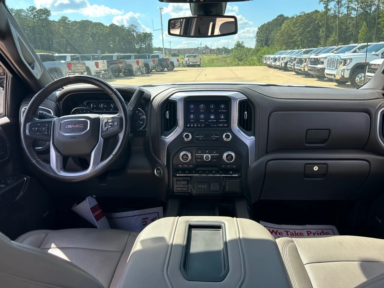 Used 2020 WHITE FROST TRICOAT GMC SLT image 22
