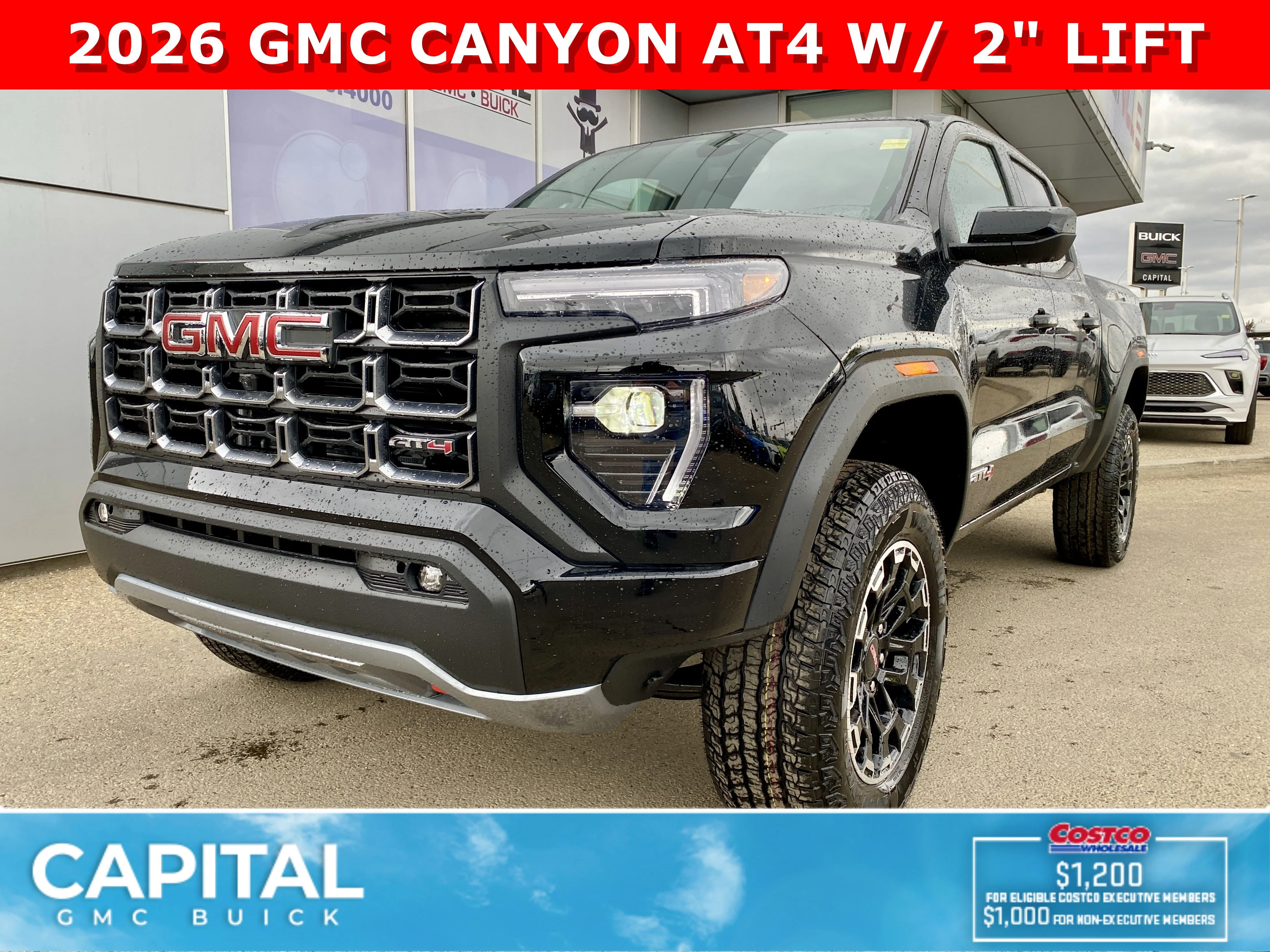 New 2026 ONYX BLACK GMC 4WD AT4 image 1