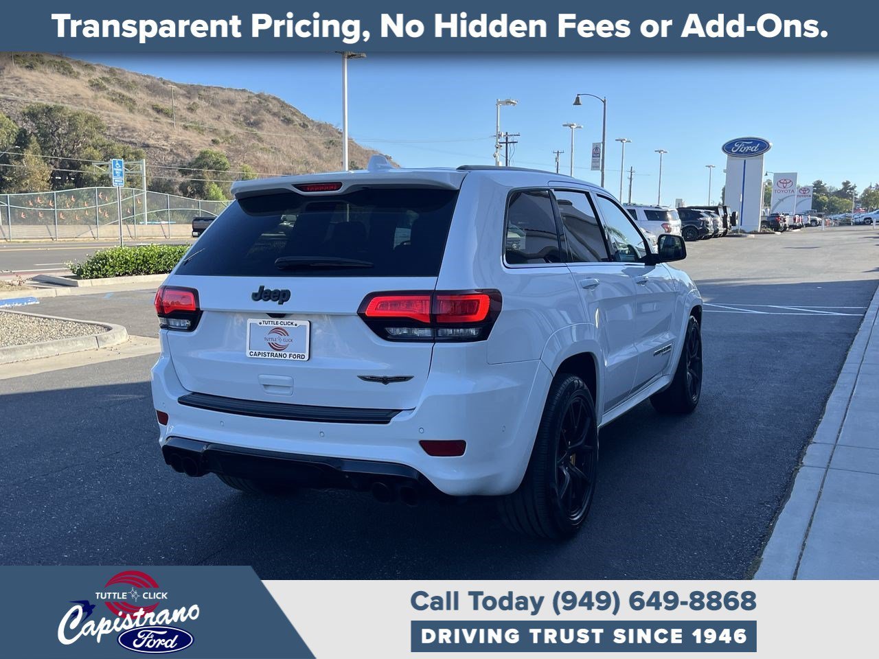 Used 2018 Bright White Clearcoat Jeep Trackhawk image 15