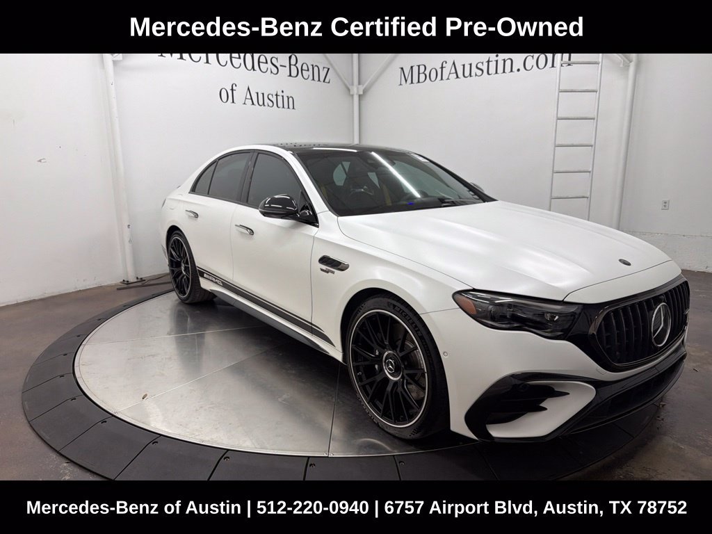 Certified Used 2025 White Mercedes-Benz E 53 AMG® image 1