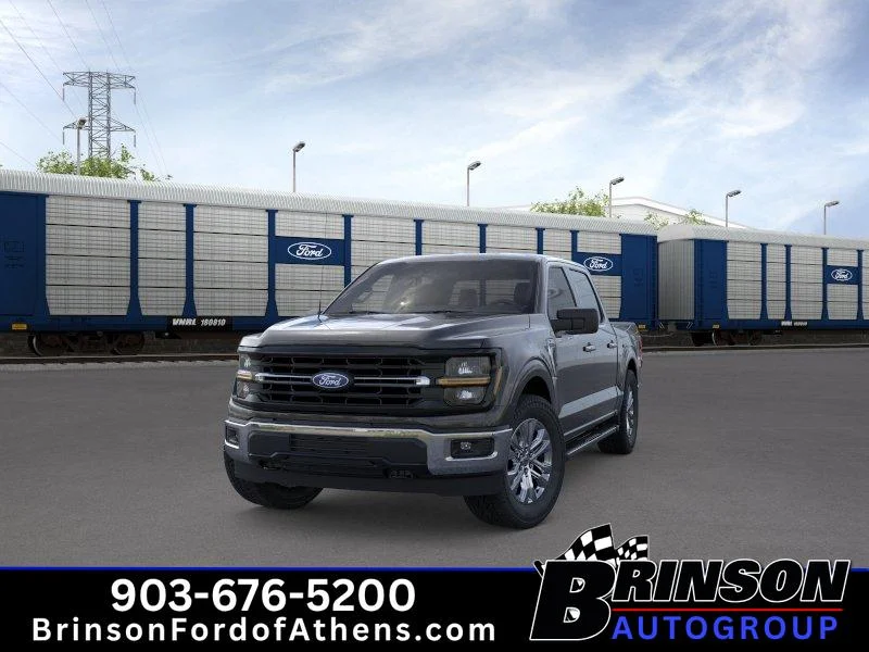 New 2026 Agate Black Metallic Ford XLT image 2