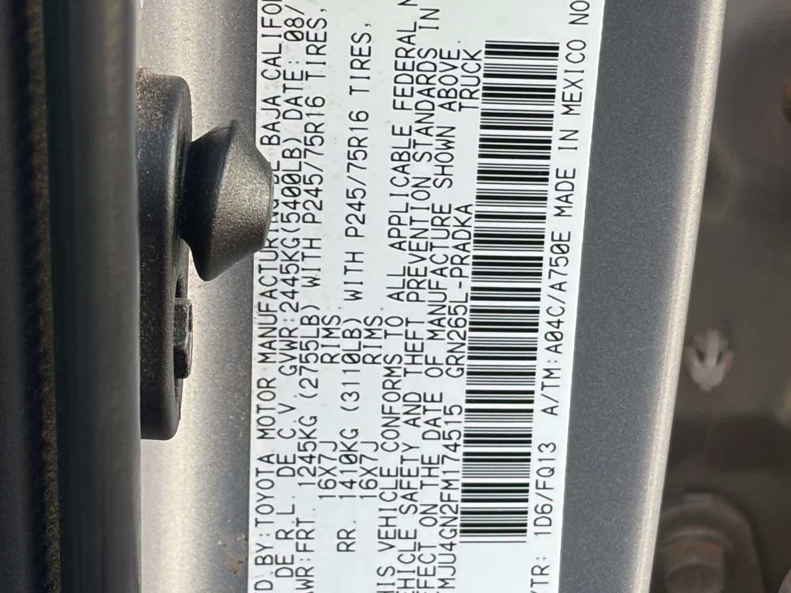 Used 2015 Silver Sky Metallic Toyota PreRunner image 21