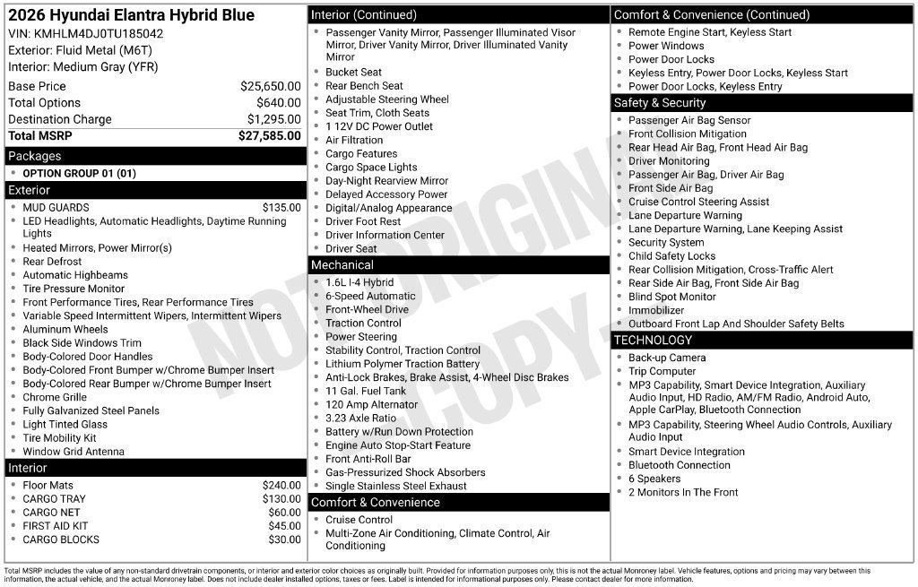 Used 2026 Silver Hyundai Blue image 4