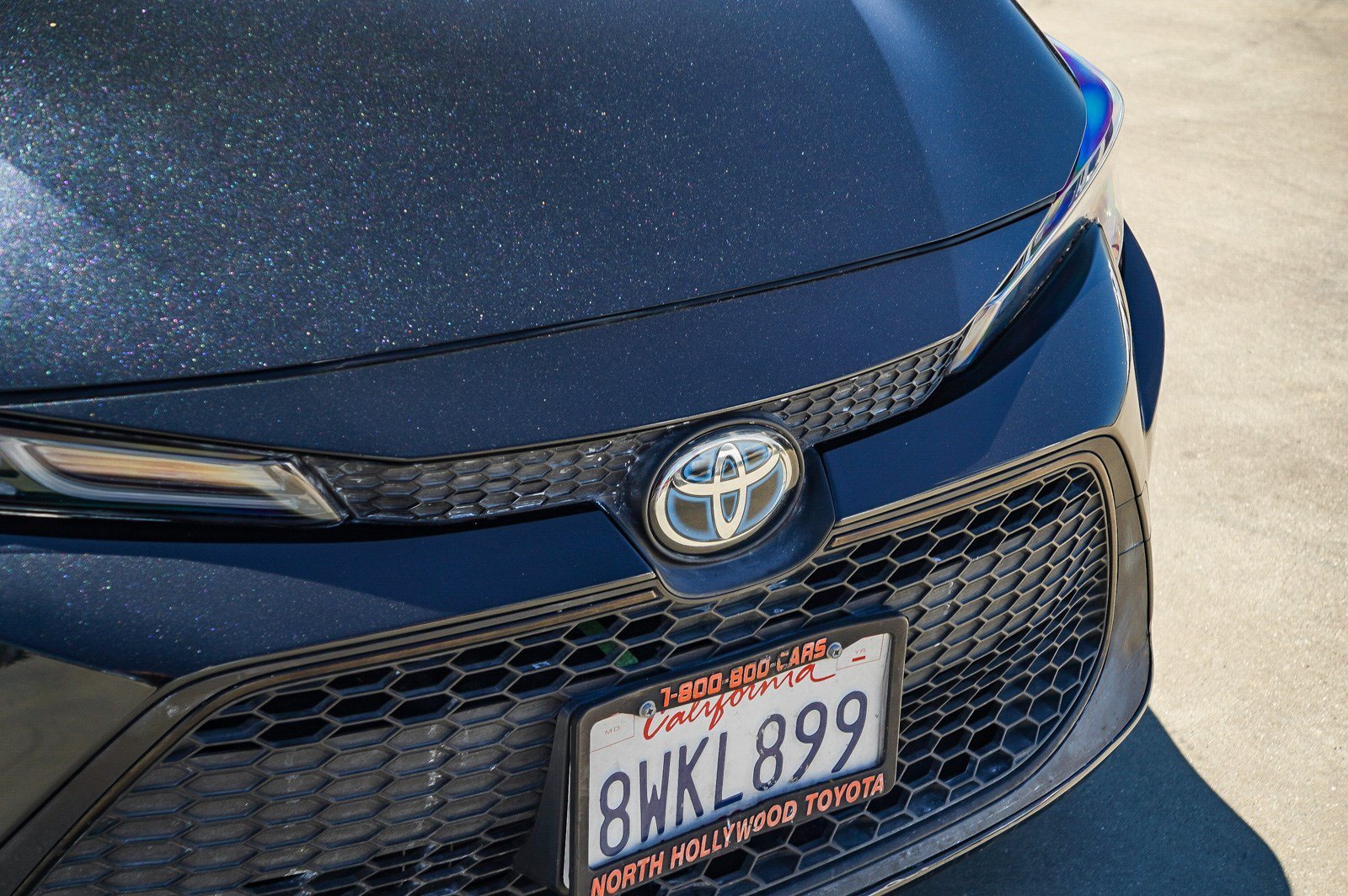 Used 2021 Black Sand Pearl Toyota Hybrid LE image 9