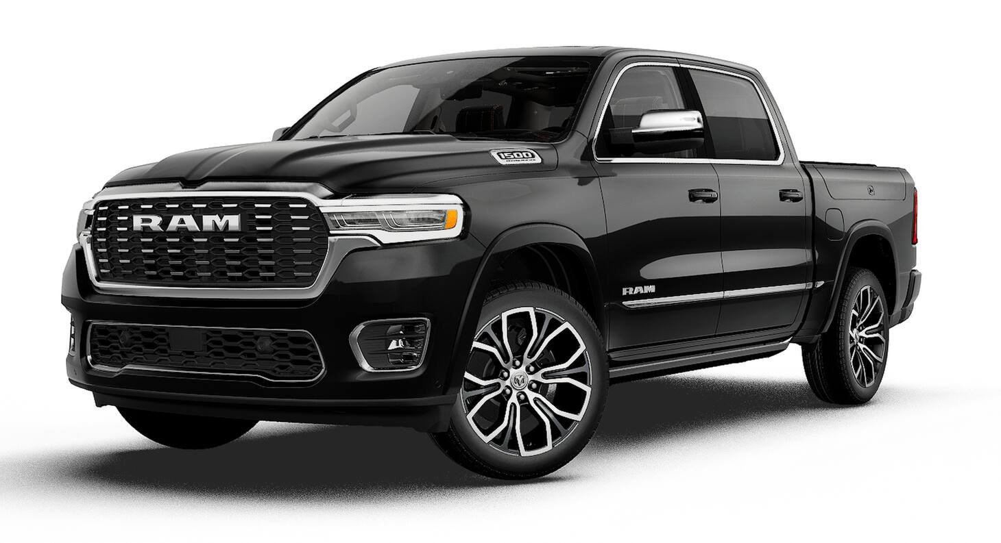 New 2027 Diamond Black Crystal Pearl-Coat Exterior Paint RAM  image 1