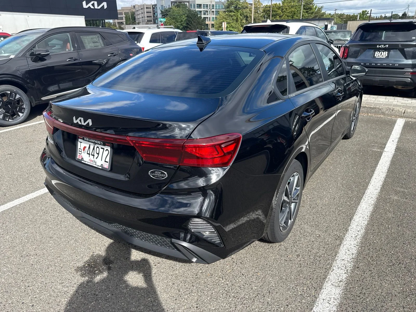 Used 2024 Aurora Black Kia LXS image 3