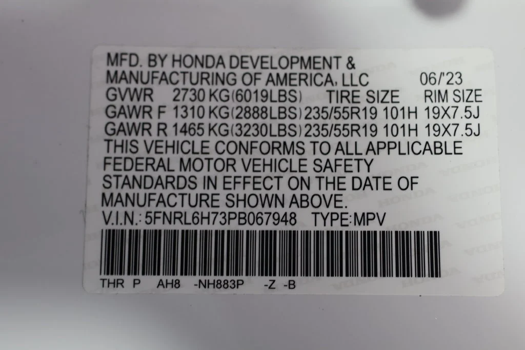 Used 2023 Platinum White Pearl Honda Sport image 29