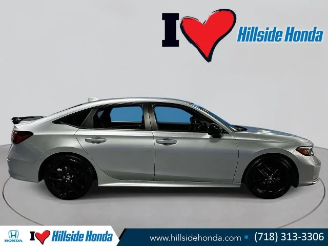 Certified Used 2025 Solar Silver Metallic Honda 4D SPORT image 6