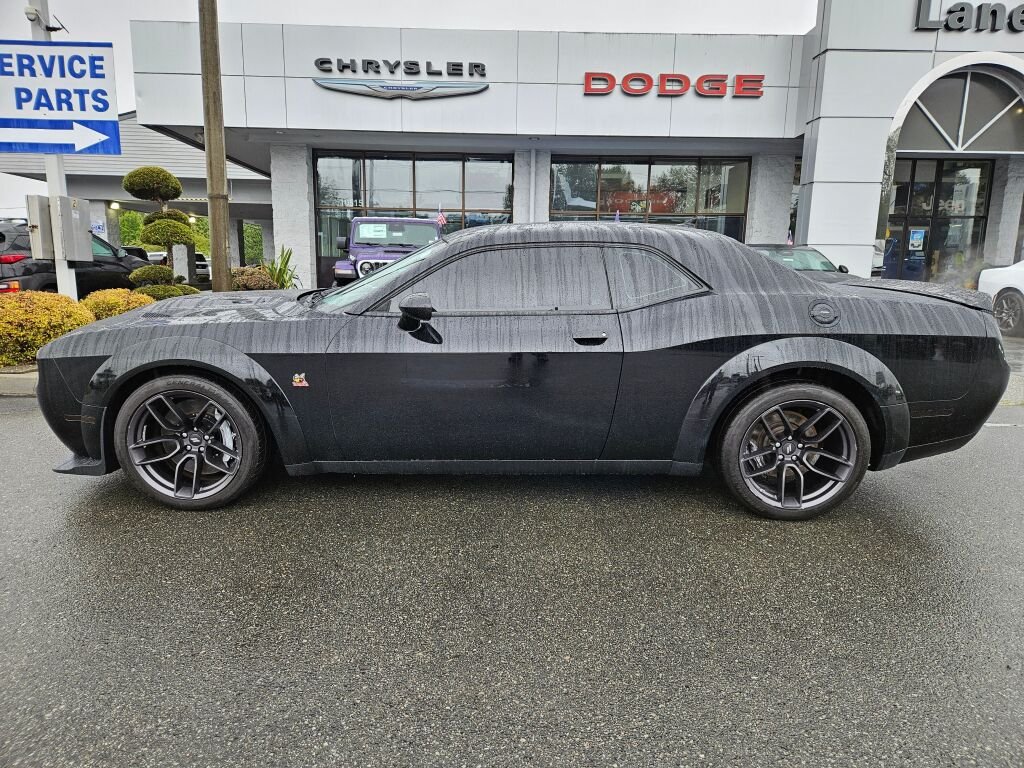 Used 2021 Black Dodge R/T Scat Pack Widebody image 2