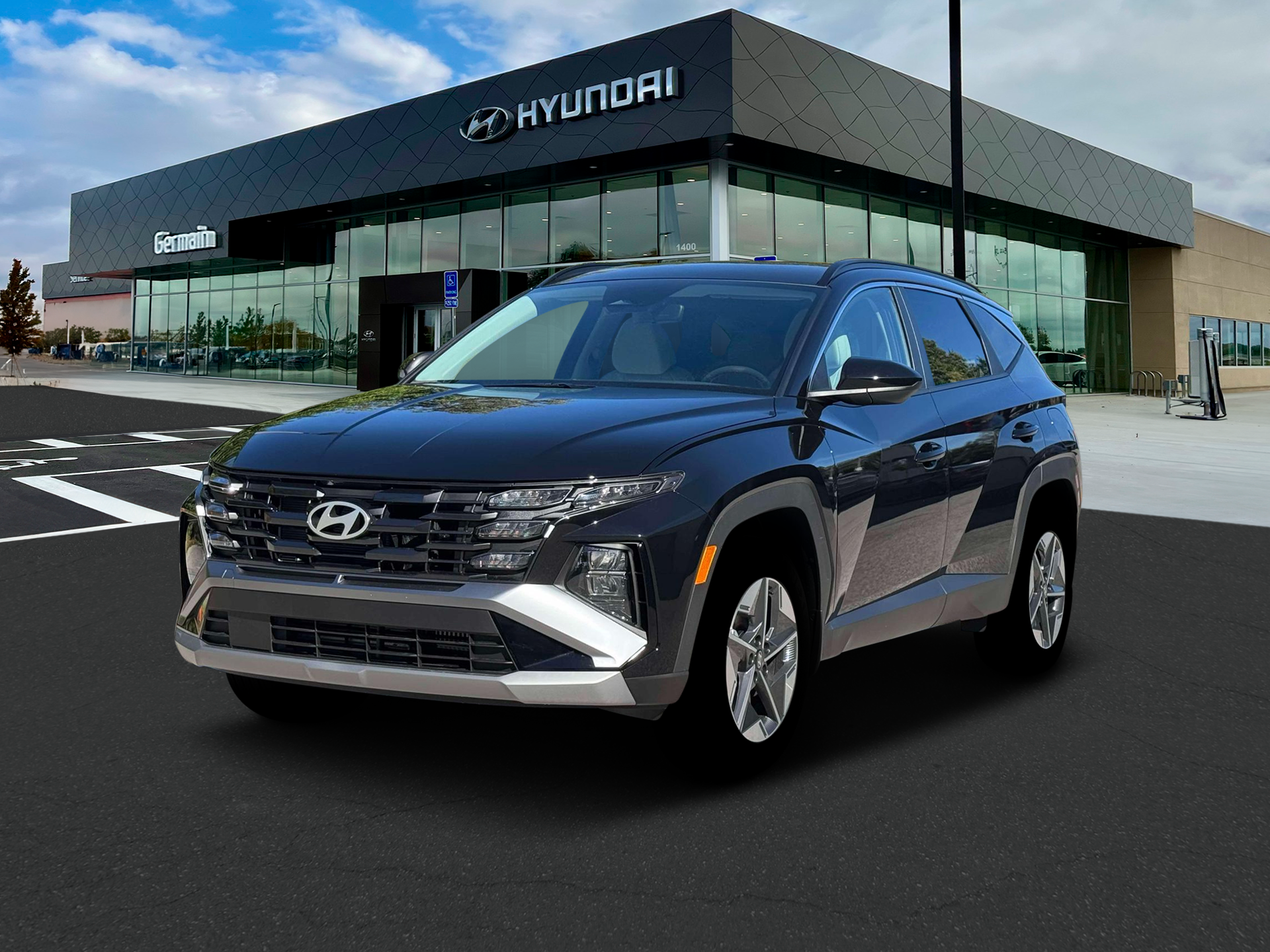 New 2026 Ash Black Hyundai SEL AWD image 1