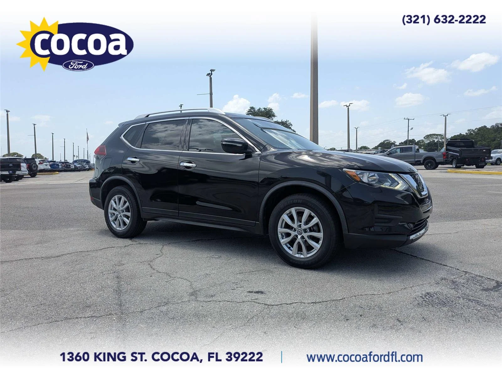 Used 2019 Black Nissan SV image 1