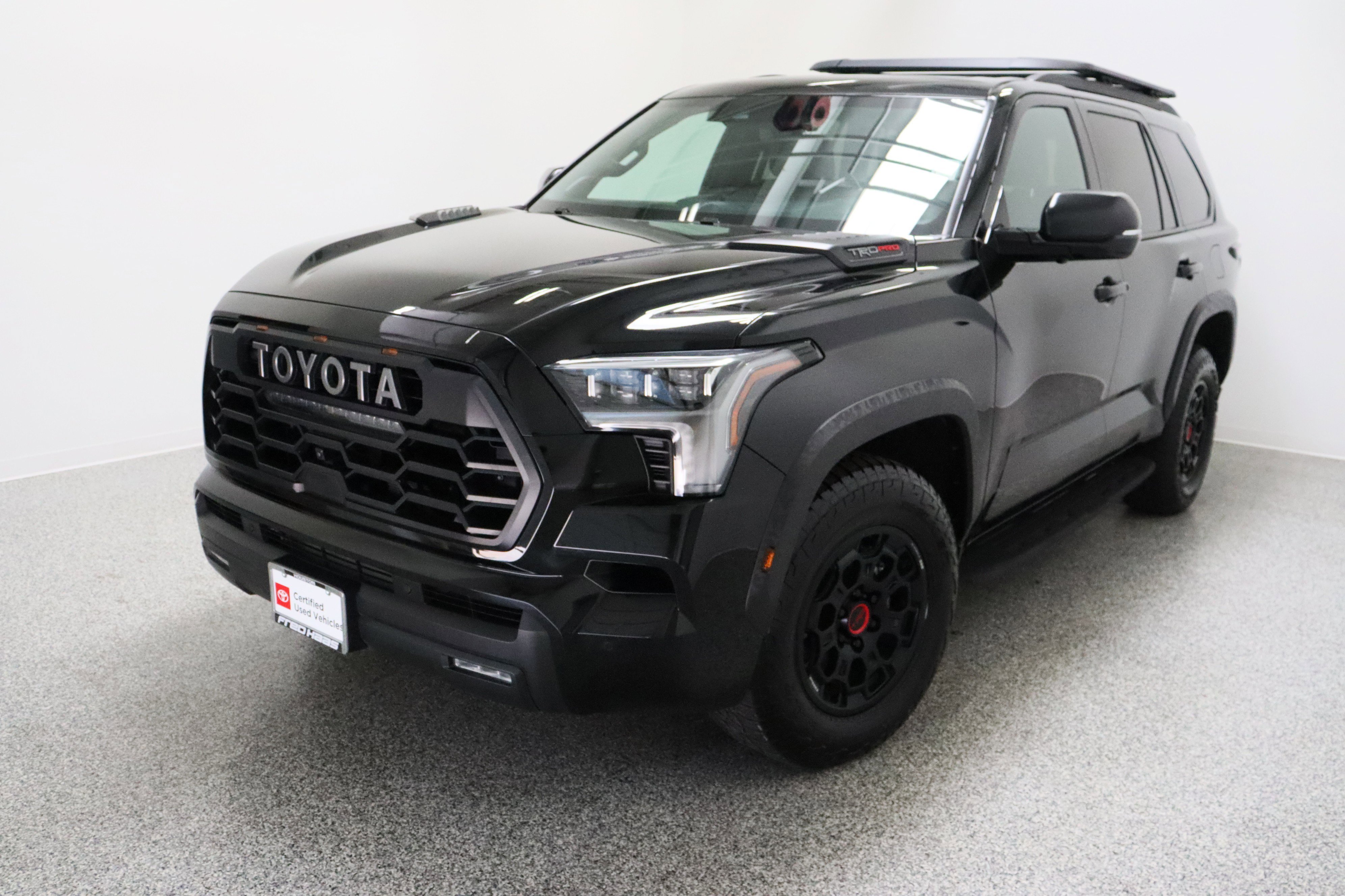 Certified Used 2025 Midnight Black Metallic Toyota TRD Pro 3.4T/Electric image 2