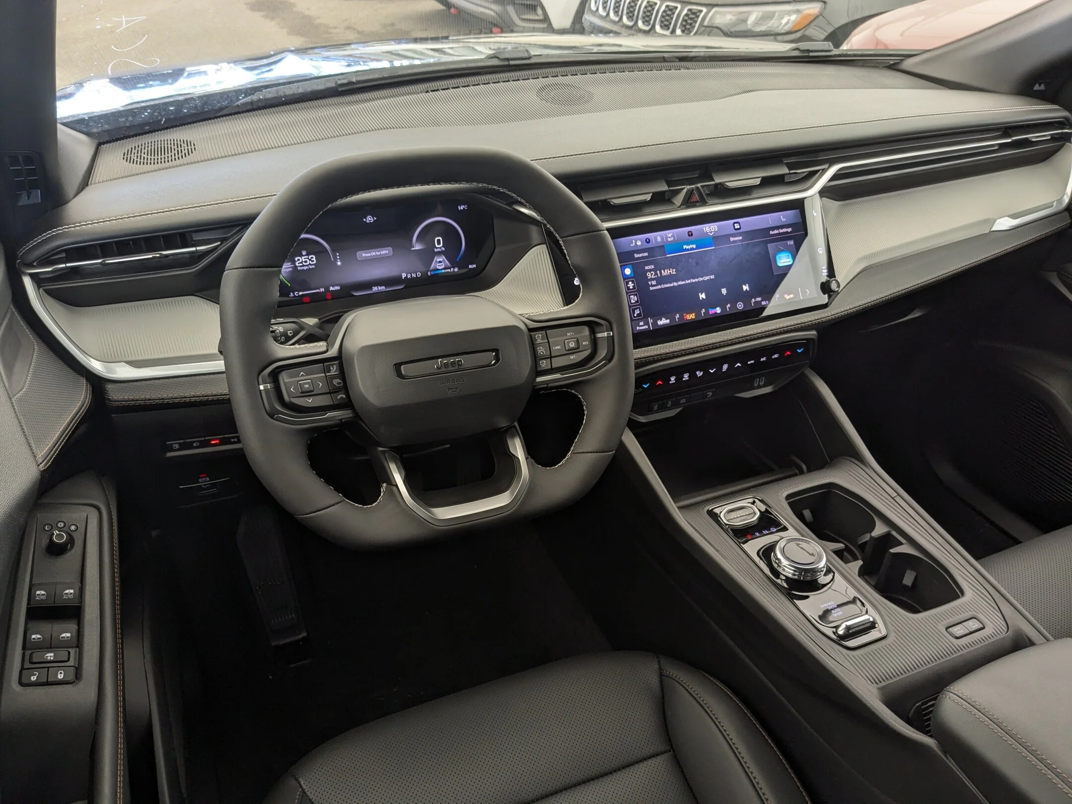 New 2026 Black Jeep Limited - - Hybrid - Dual-Pane Pano Sunroof - Capri Leatherette - Power Liftgate & More! image 25