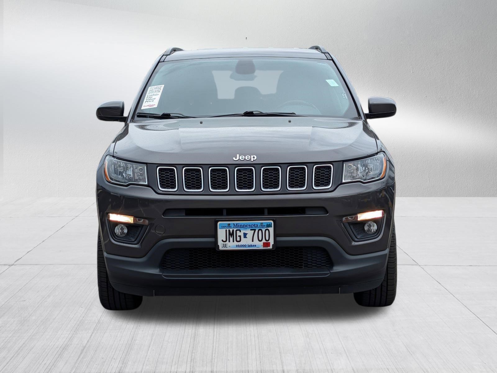 Used 2018 Jeep Compass Latitude with VIN 3C4NJDBB7JT484391 for sale in Brooklyn Park, MN