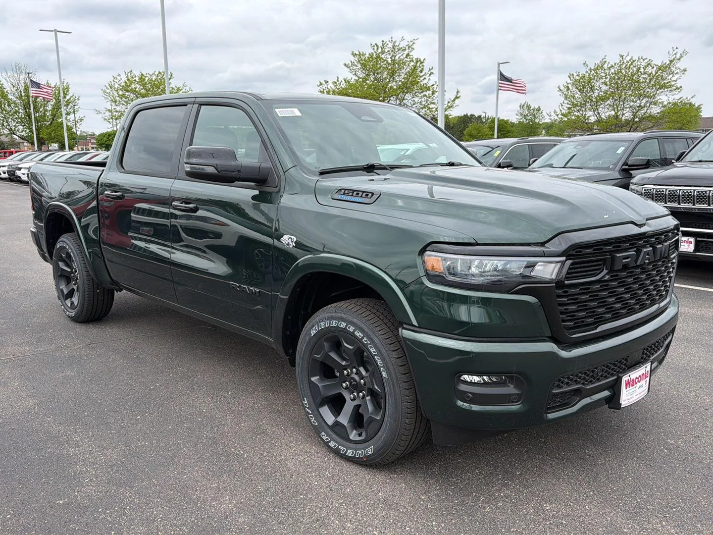 New 2026 Serrano Green Metallic RAM Big Horn image 3