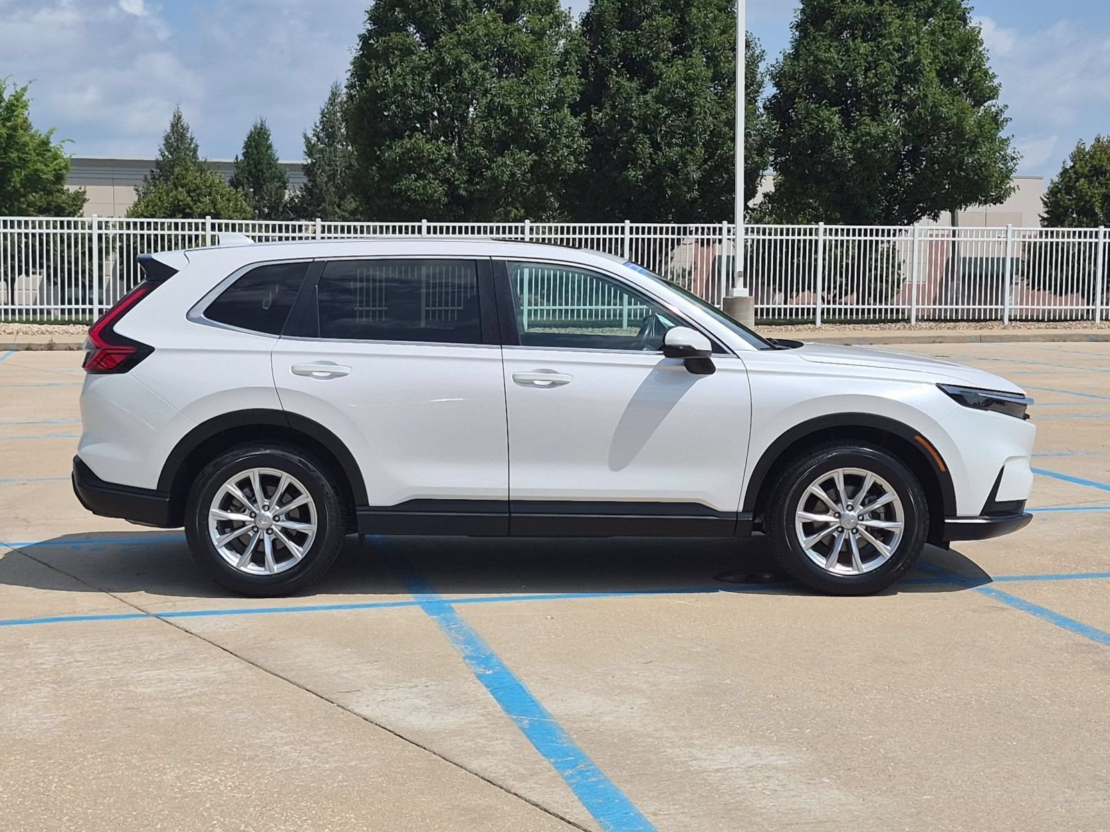 Certified Used 2024 Platinum White Pearl Honda EX AWD image 6