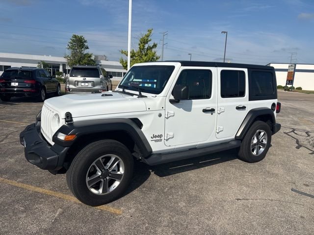 Used 2020 White Jeep Unlimited Sport S image 3