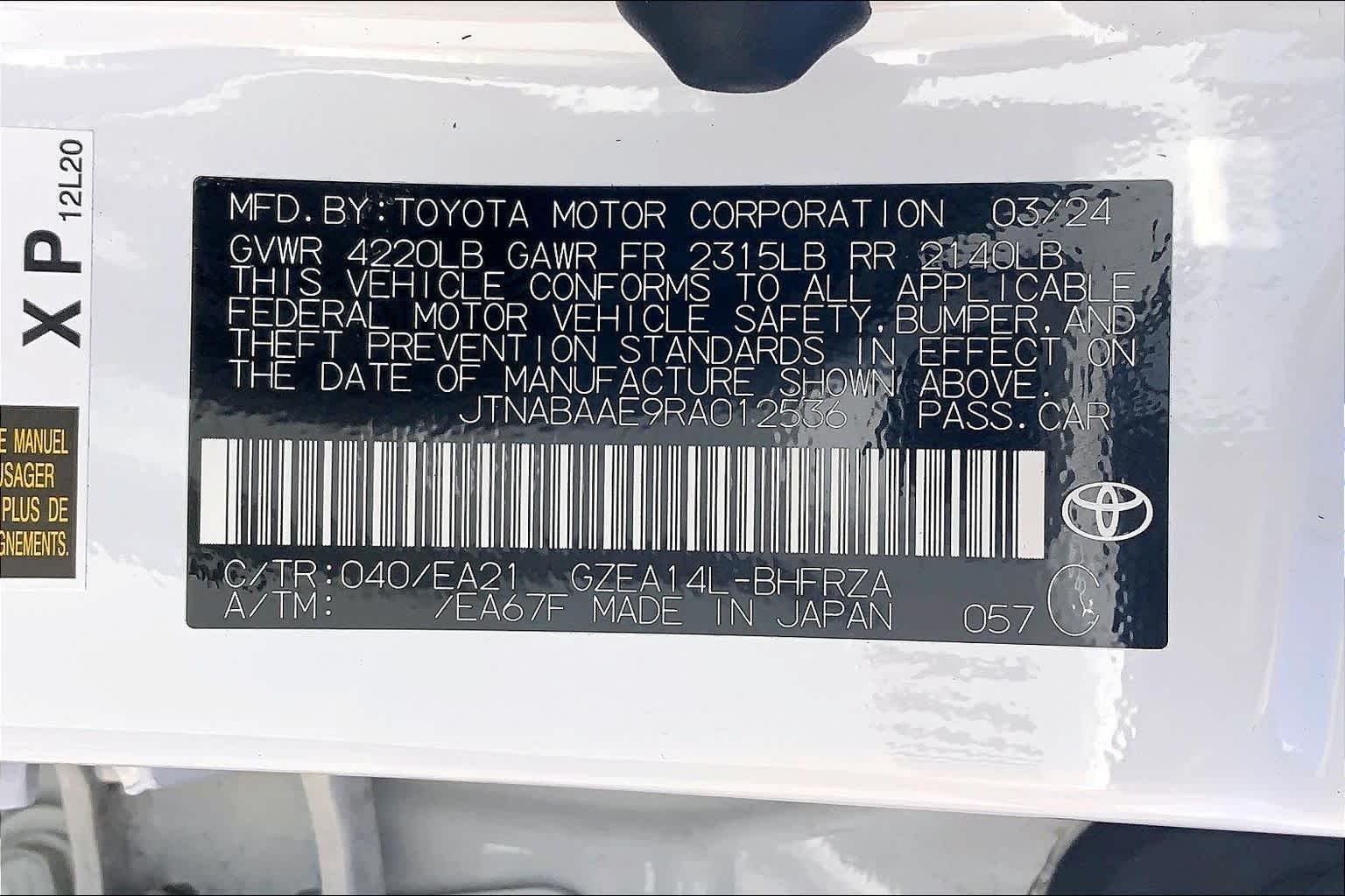 Used 2024 Ice Cap Toyota Circuit image 34