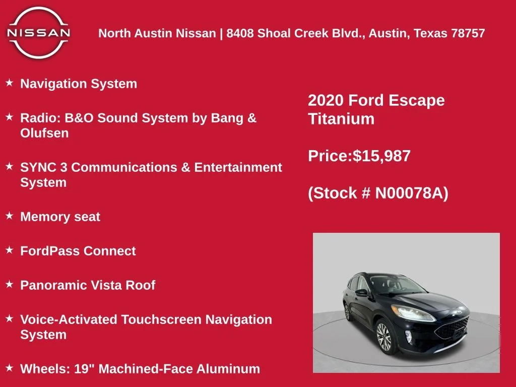 Used 2020 Black Ford Titanium image 11