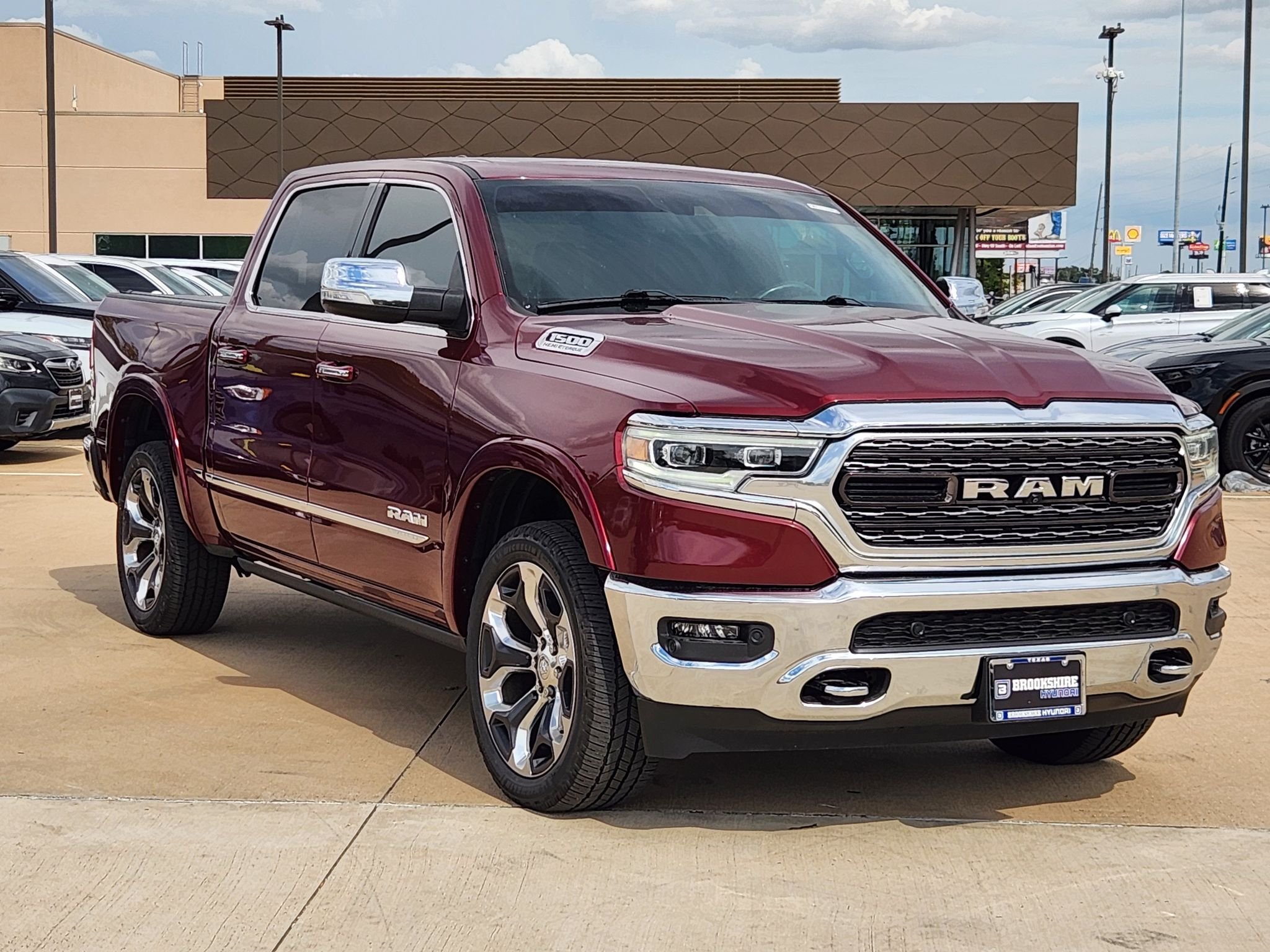 Used 2021 Delmonico Red Pearlcoat Ram Limited image 3