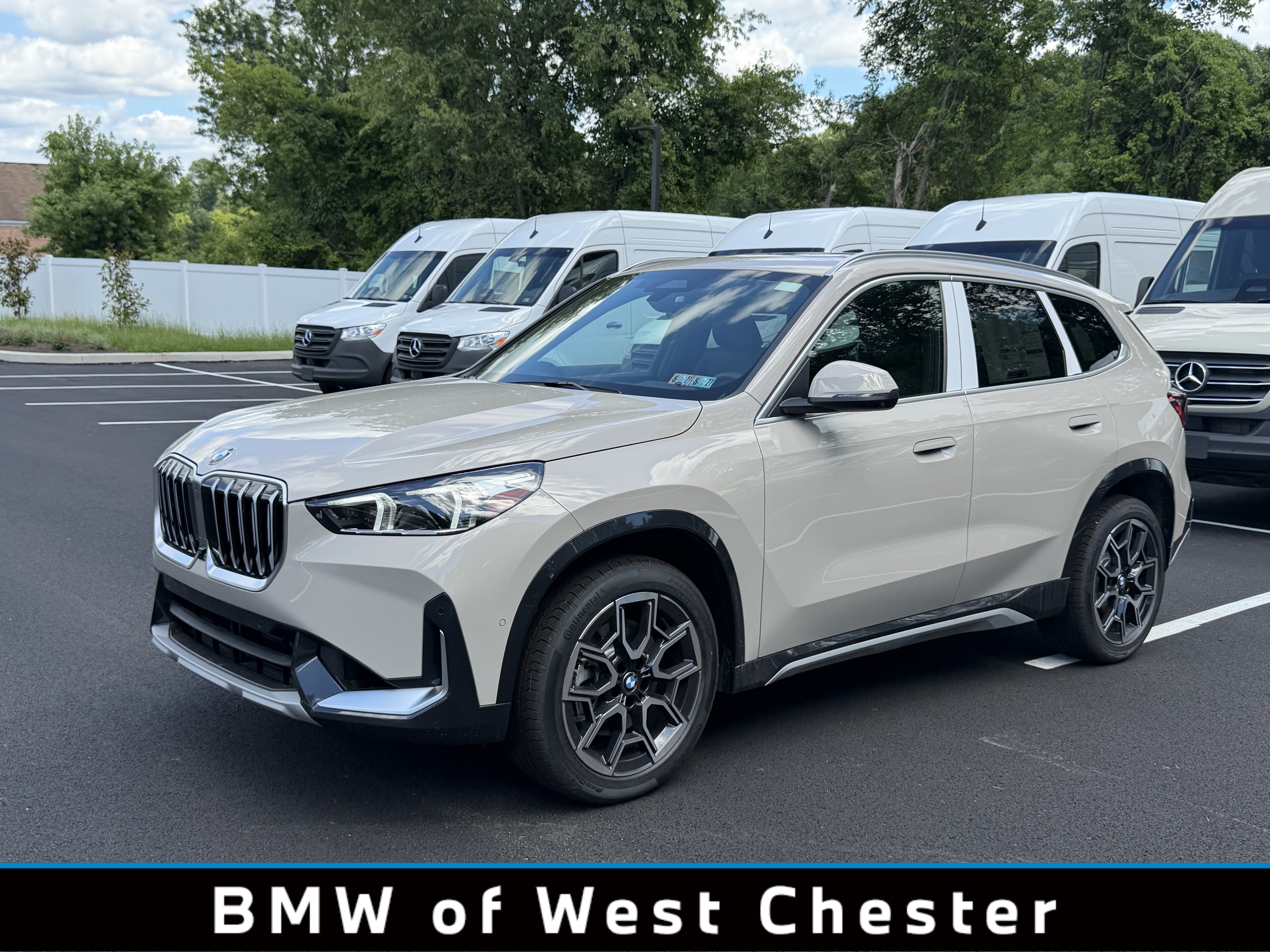 New 2026 Dune Grey Metallic BMW xDrive28i image 1