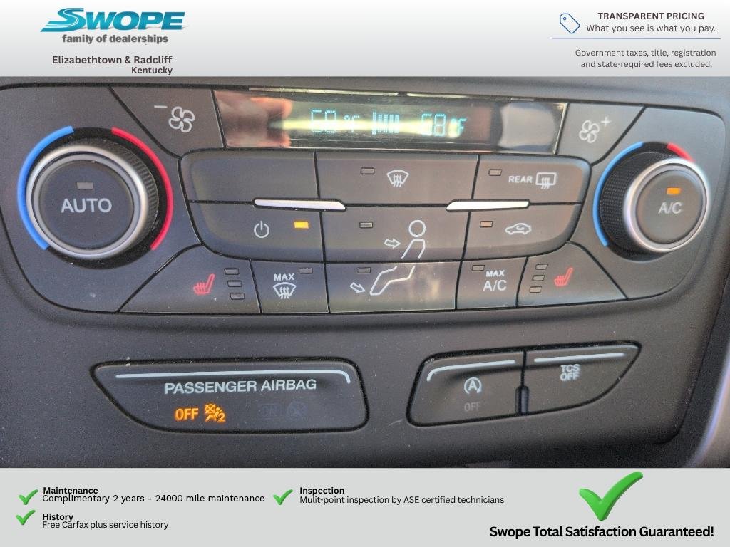 Used 2018 White Platinum Metallic Tri-Coat Ford SEL image 15