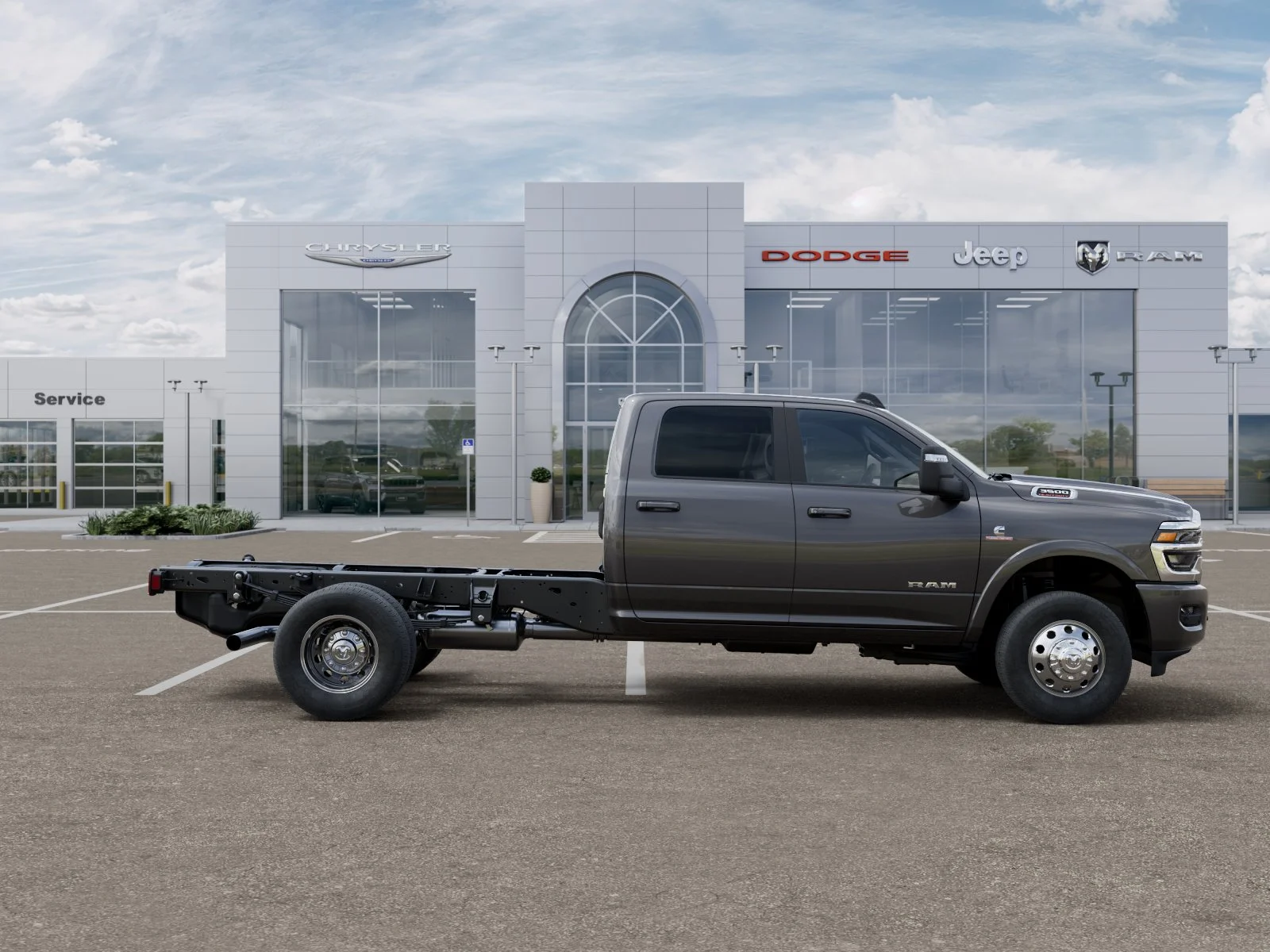 New 2026 Granite Crystal Metallic Clear-Coat Exterior Paint RAM Laramie image 77