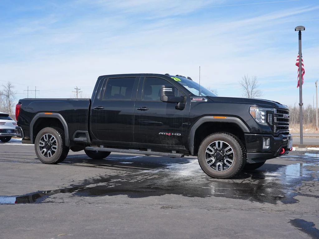 Used 2020 Black GMC AT4 image 2