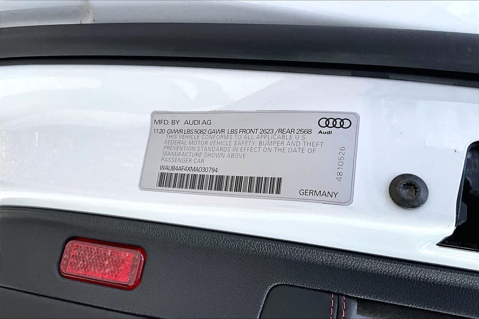 Used 2021 Glacier White Metallic Audi Premium Plus image 33