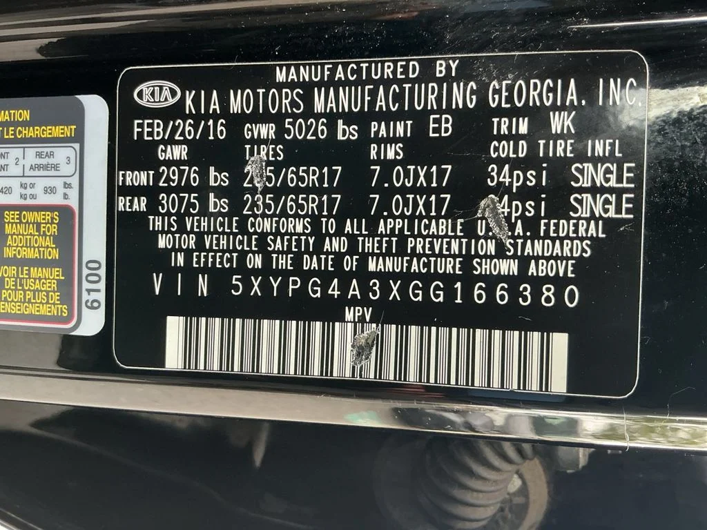 Used 2016 Black Kia LX image 24