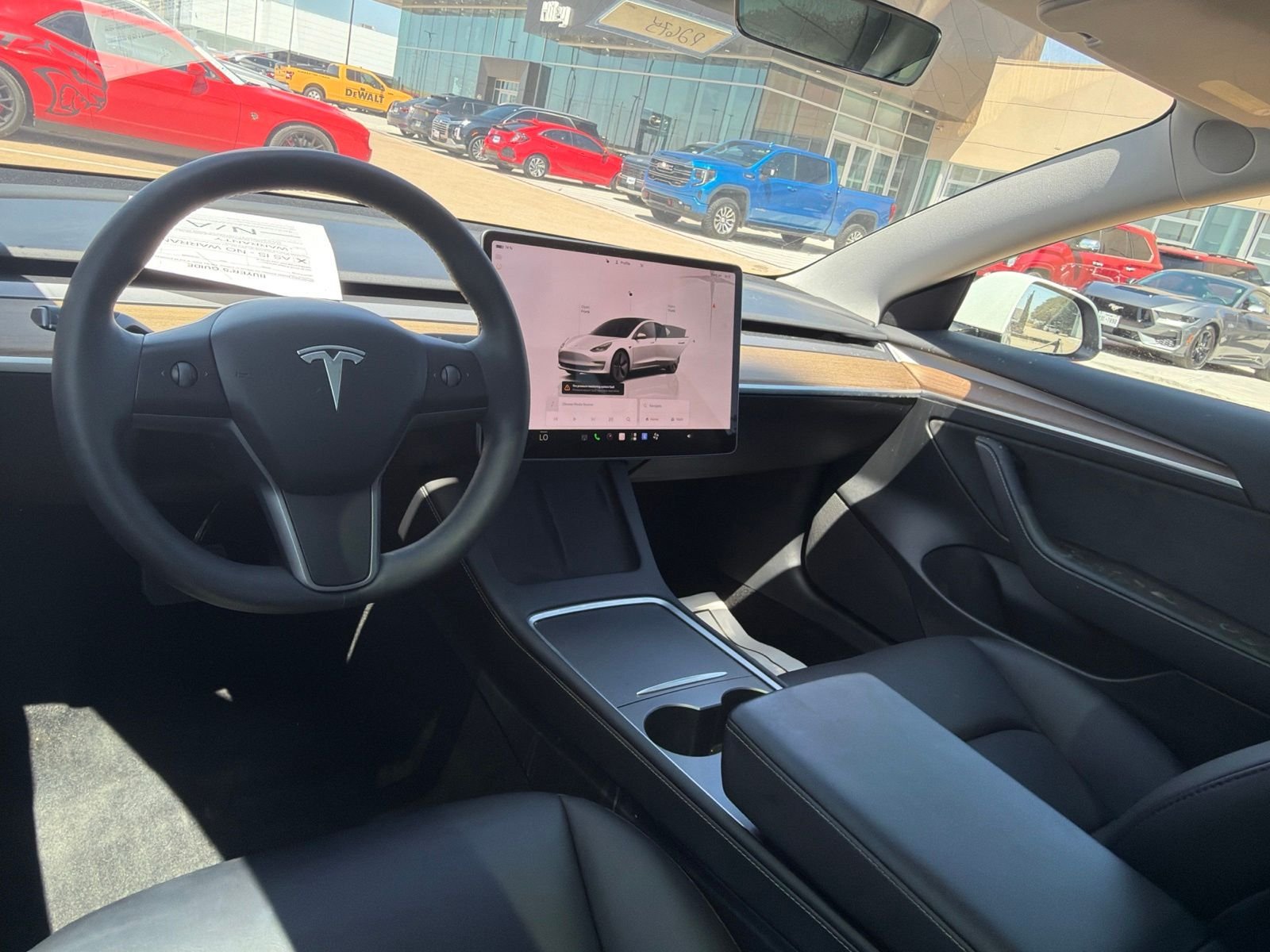 Used 2023 Pearl White Multi-Coat Tesla Base image 11