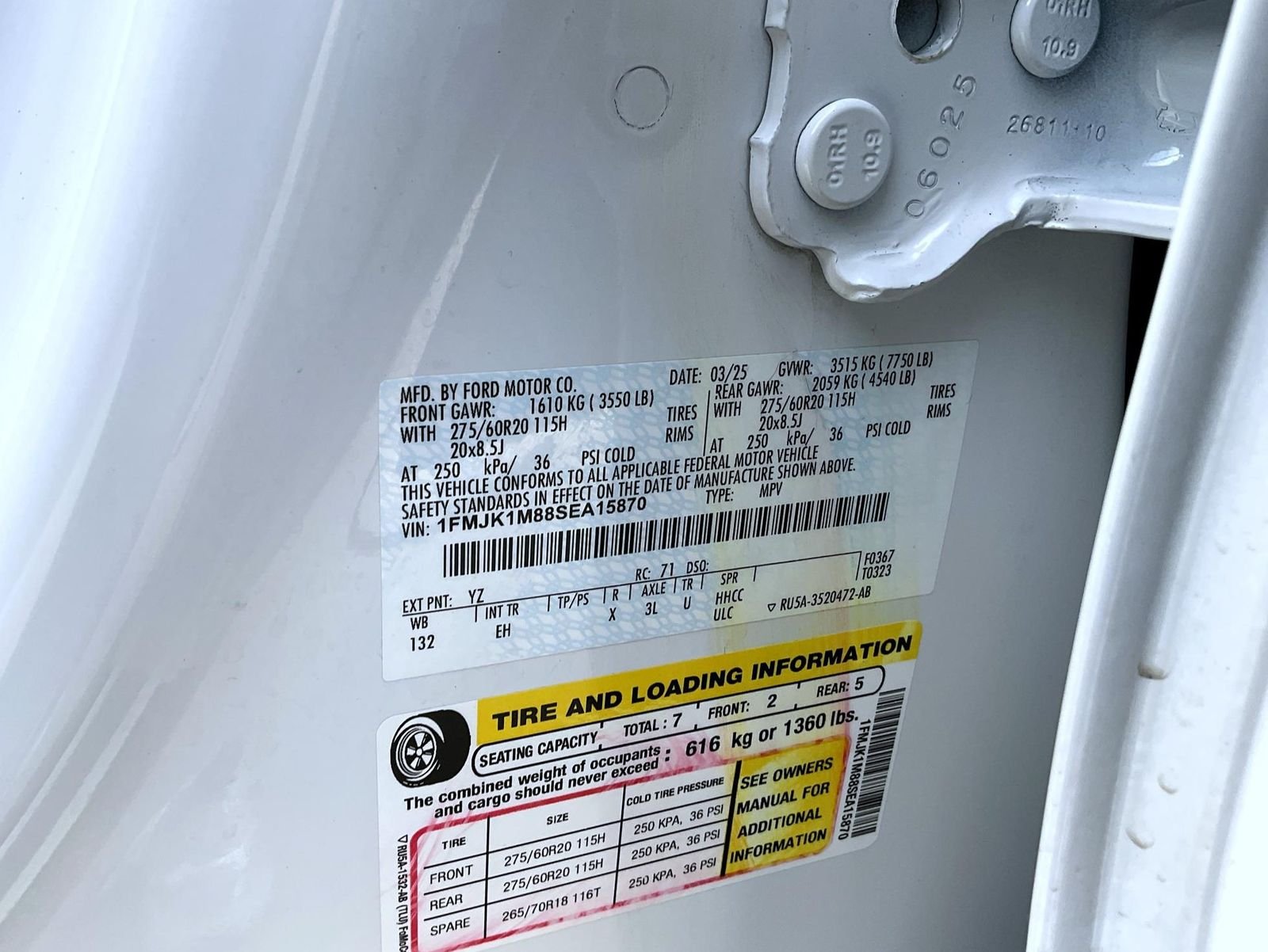 Used 2025 White Ford Platinum image 27