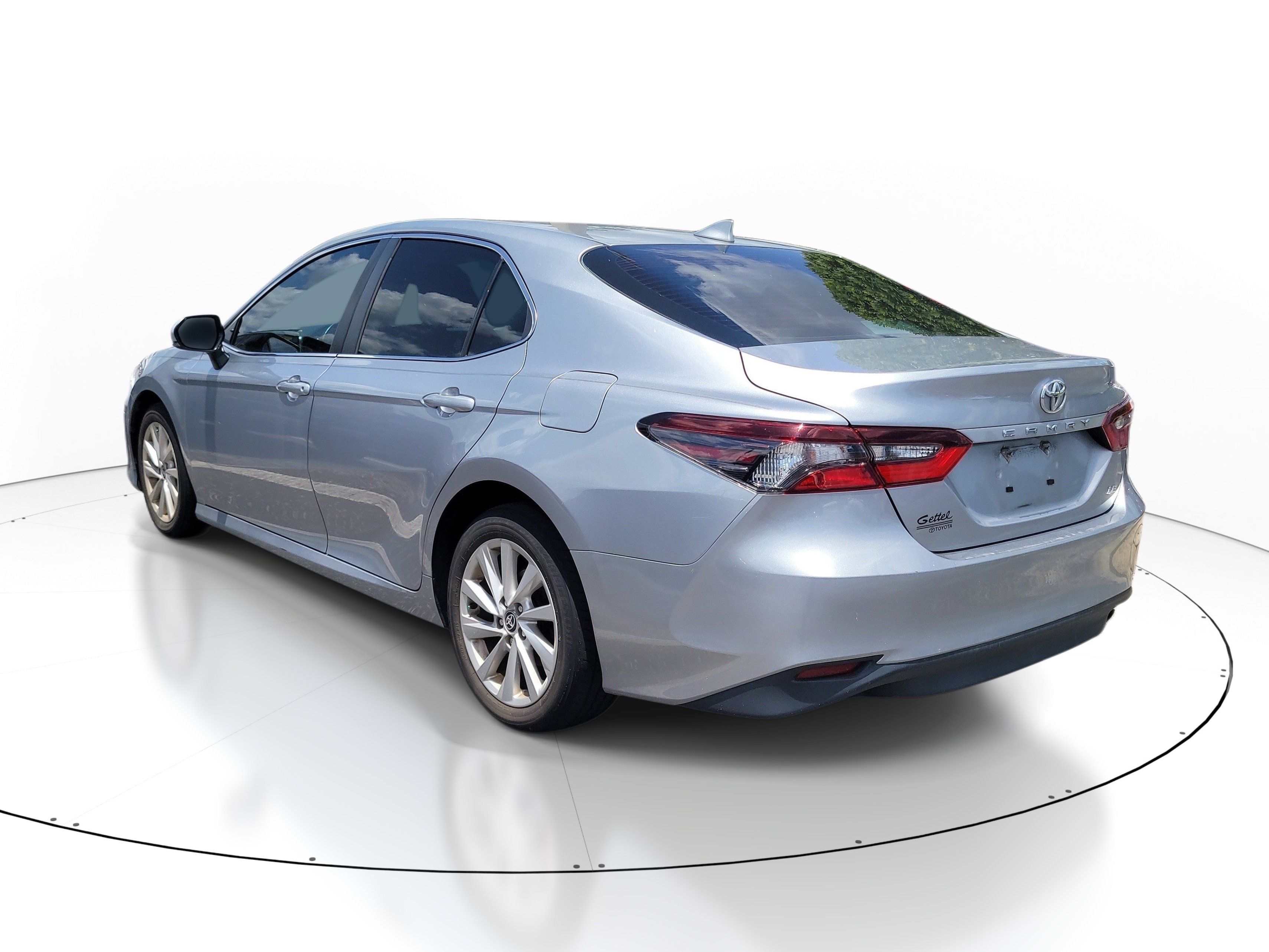 Used 2024 Celestial Silver Metallic Toyota LE image 4