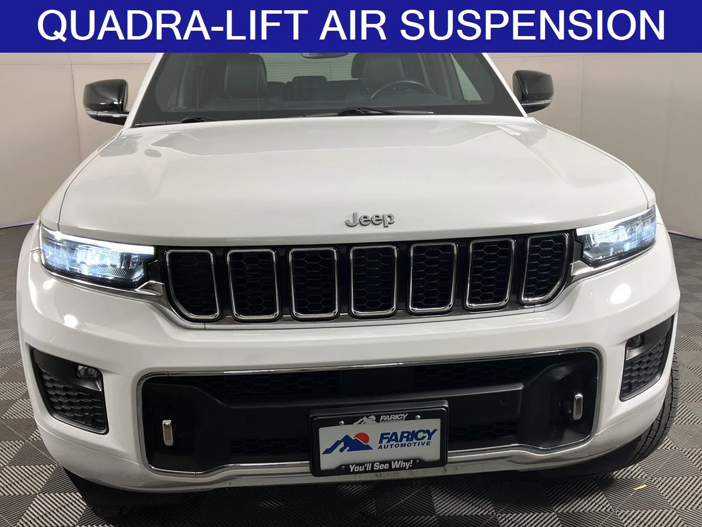 Used 2022 Bright White Clearcoat Jeep Overland image 7