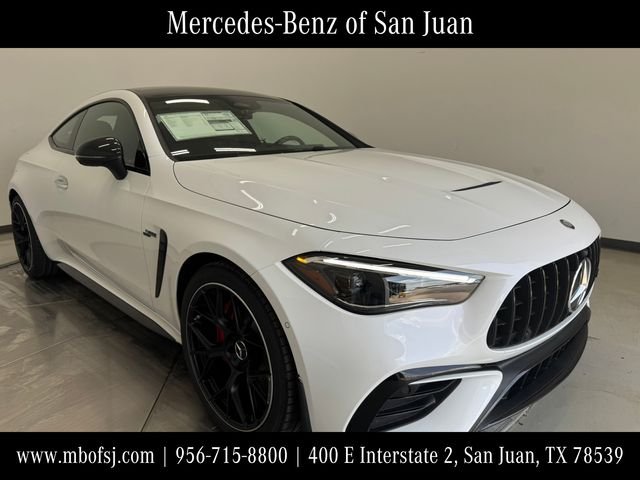 New 2026 MANUFAKTUR Moonlight White Metallic Mercedes-Benz AMG® CLE 53 4MATIC+ Coupe image 1