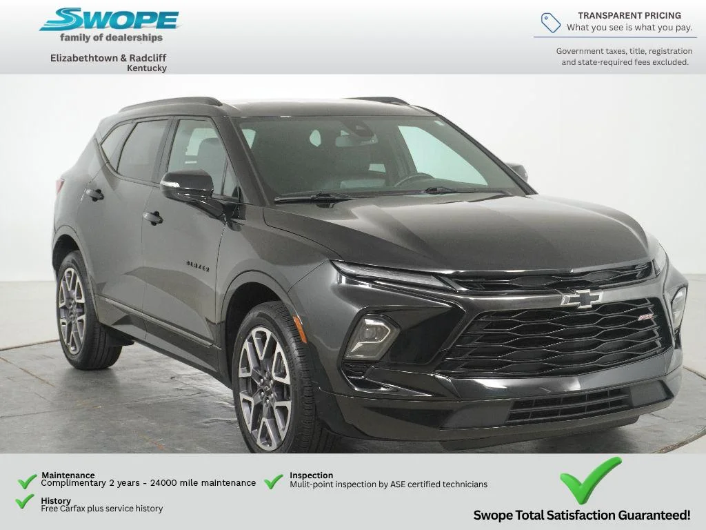 Used 2023 BLACK Chevrolet RS image 1
