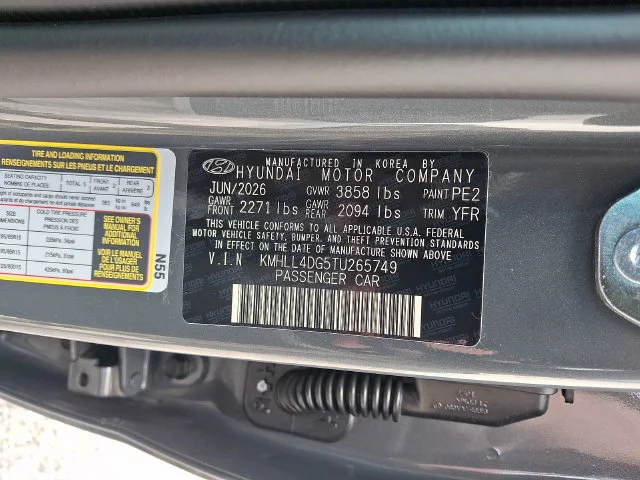 New 2026 Gray Hyundai SE image 18