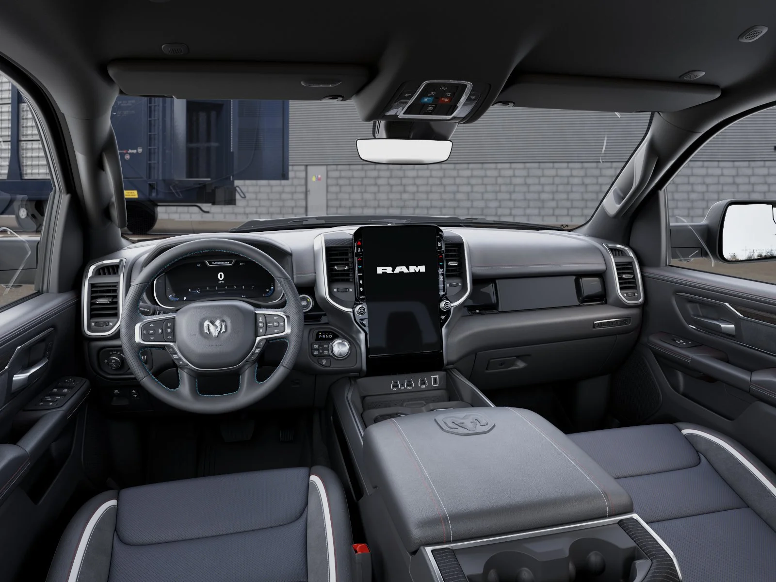 New 2026 Bright White Clear-Coat Exterior Paint RAM Laramie image 16