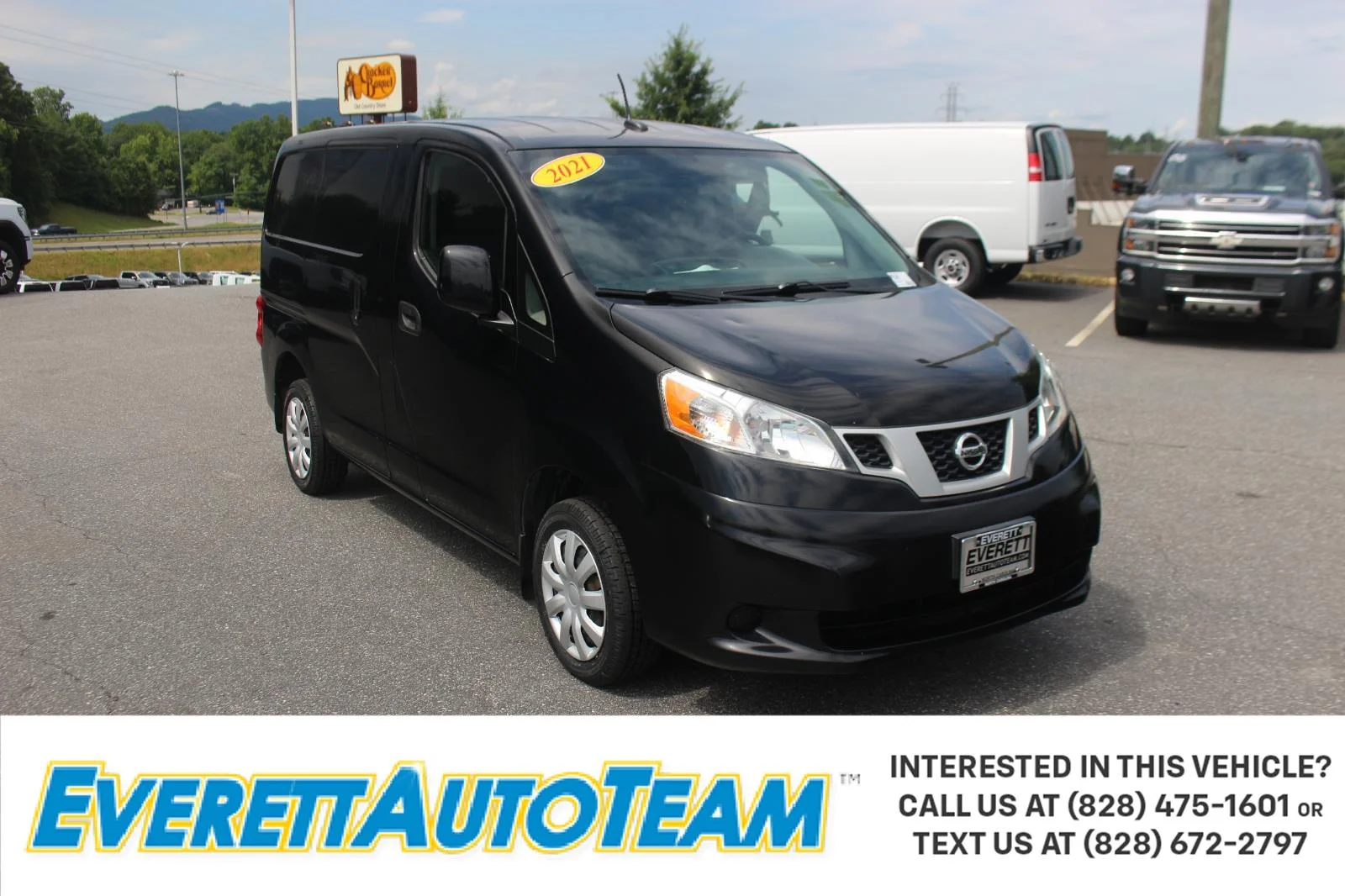Used 2021 Black Nissan SV image 1