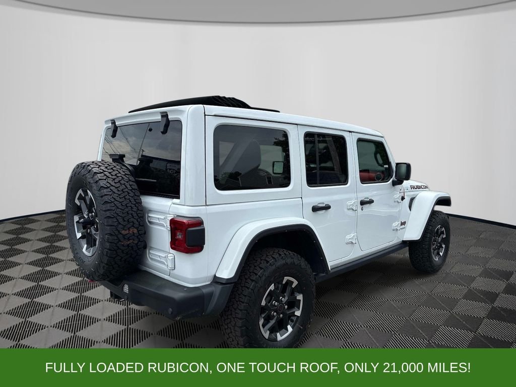 Used 2021 White Jeep Unlimited Rubicon image 7