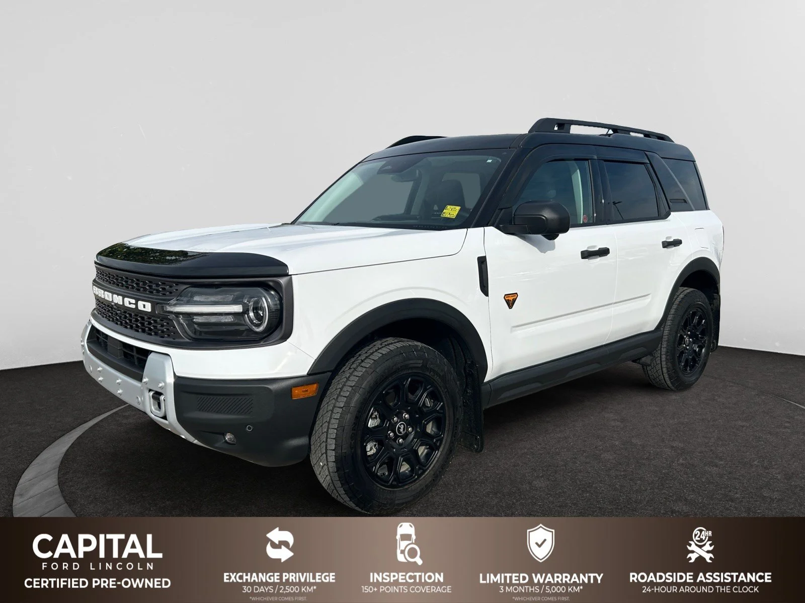 Used 2025 White Ford BADLANDS image 1