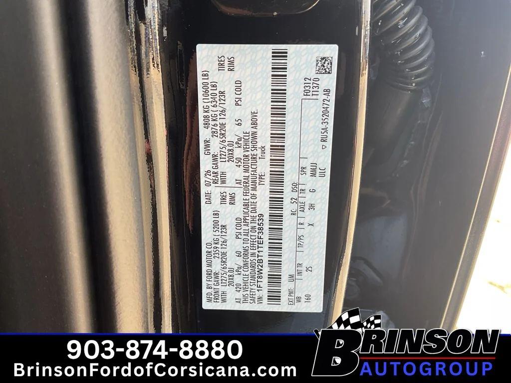 New 2026 Agate Black Metallic Ford XLT image 19