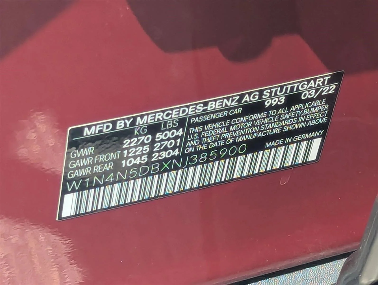 Used 2022 Manufaktur Patagonia Red Mercedes-Benz AMG® GLA 45 image 25