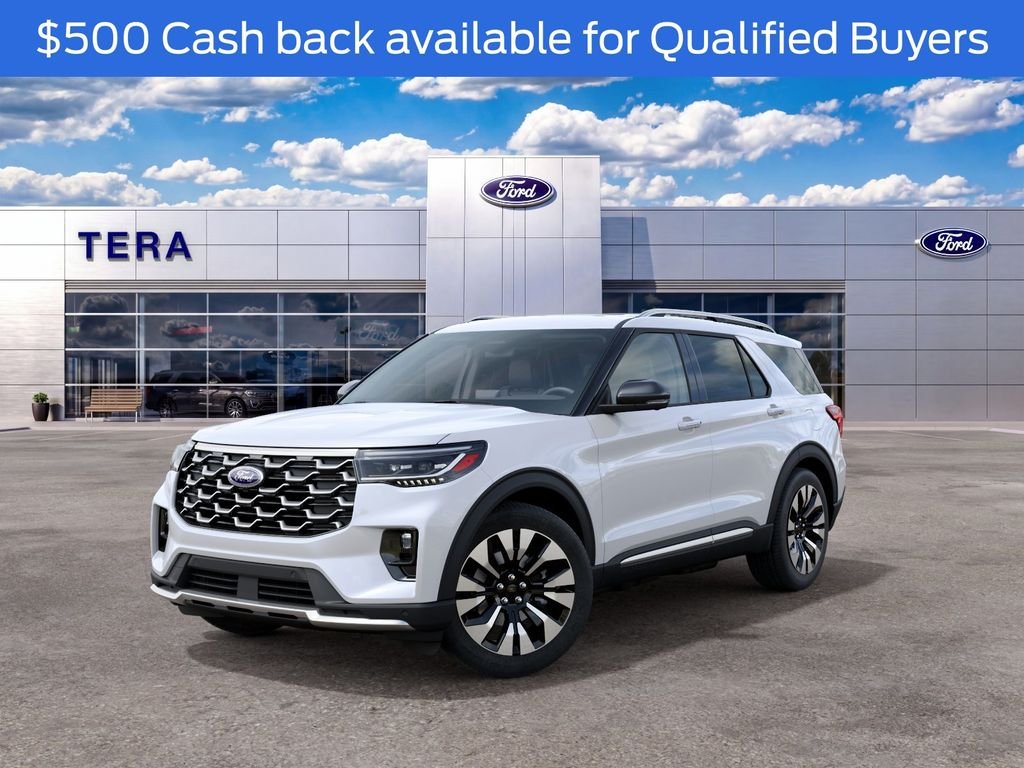 New 2027 Star White Metallic Tri-Coat Ford Platinum™ image 2
