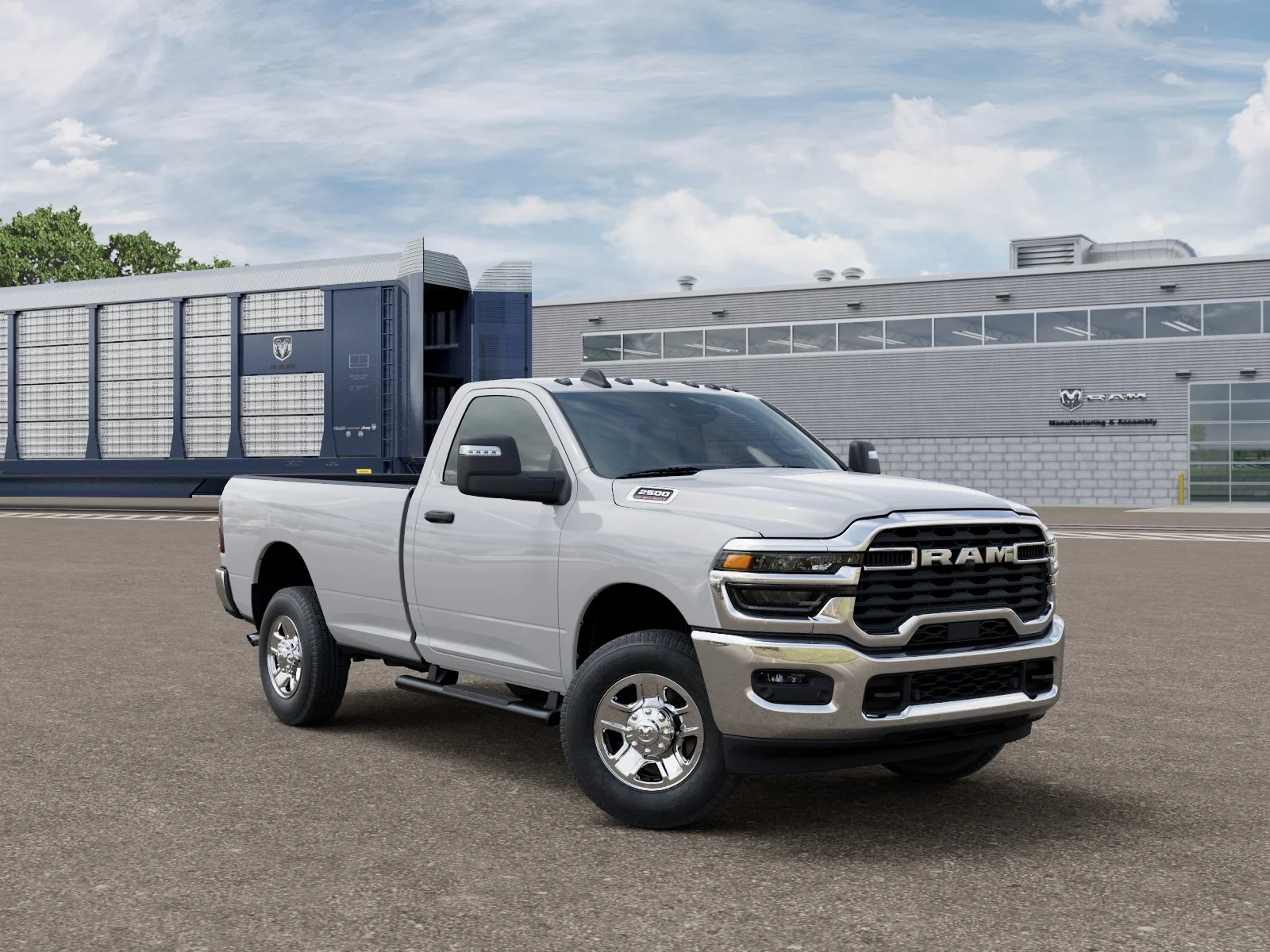 New 2026 Bright White Clear-Coat Exterior Paint RAM Tradesman image 3